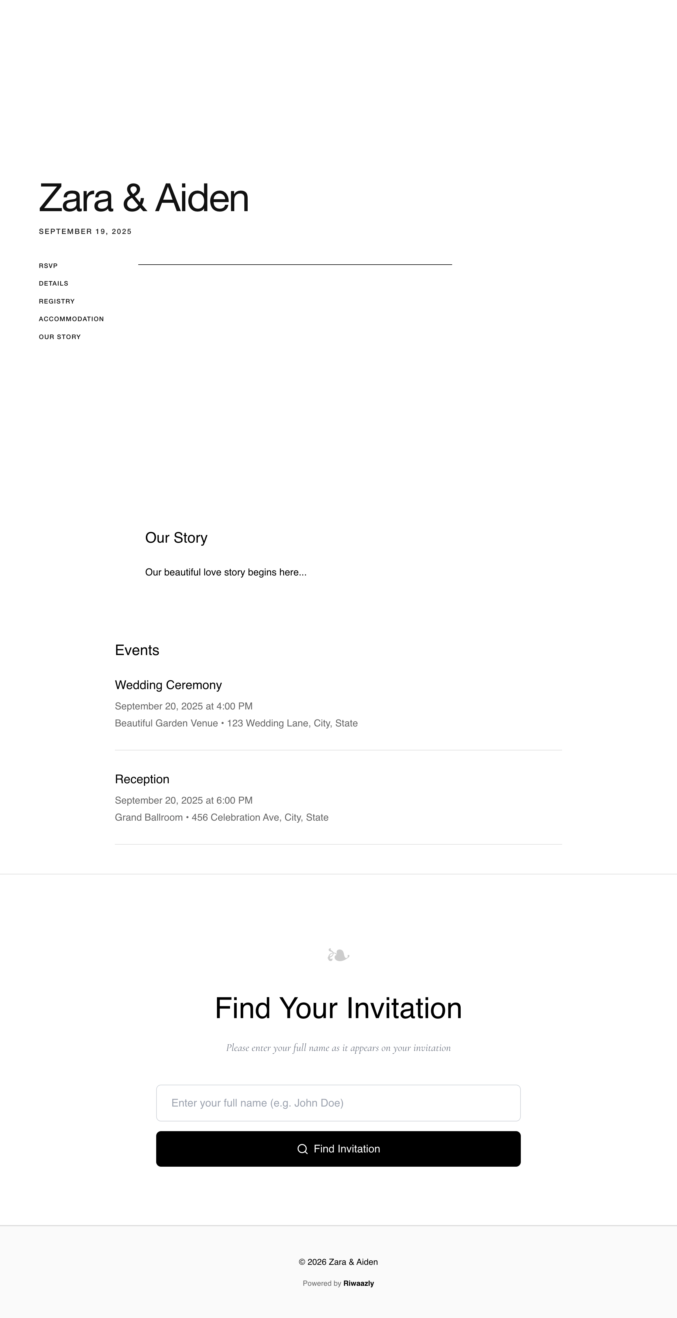 Clean & Minimal Template